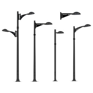 Eca D-32 Vial Led en diferentes configuraciones de montaje para alumbrado público e iluminación exterior