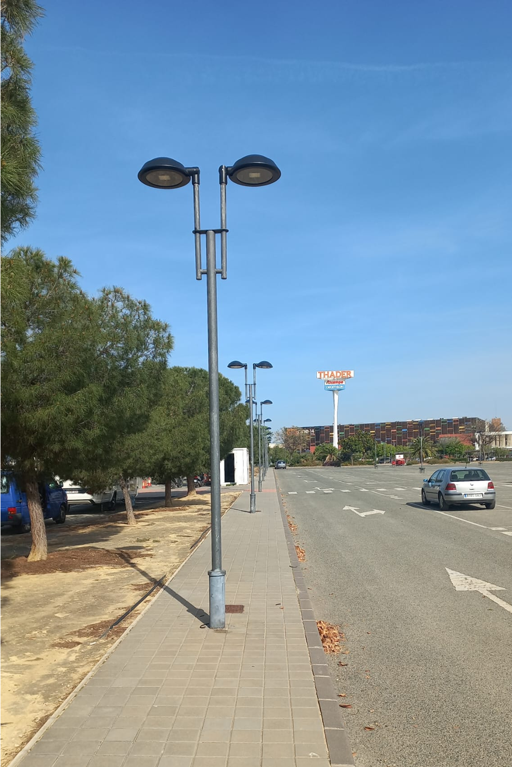 Luminaria Eca D-32 Vial Led para iluminación exterior y alumbrado público