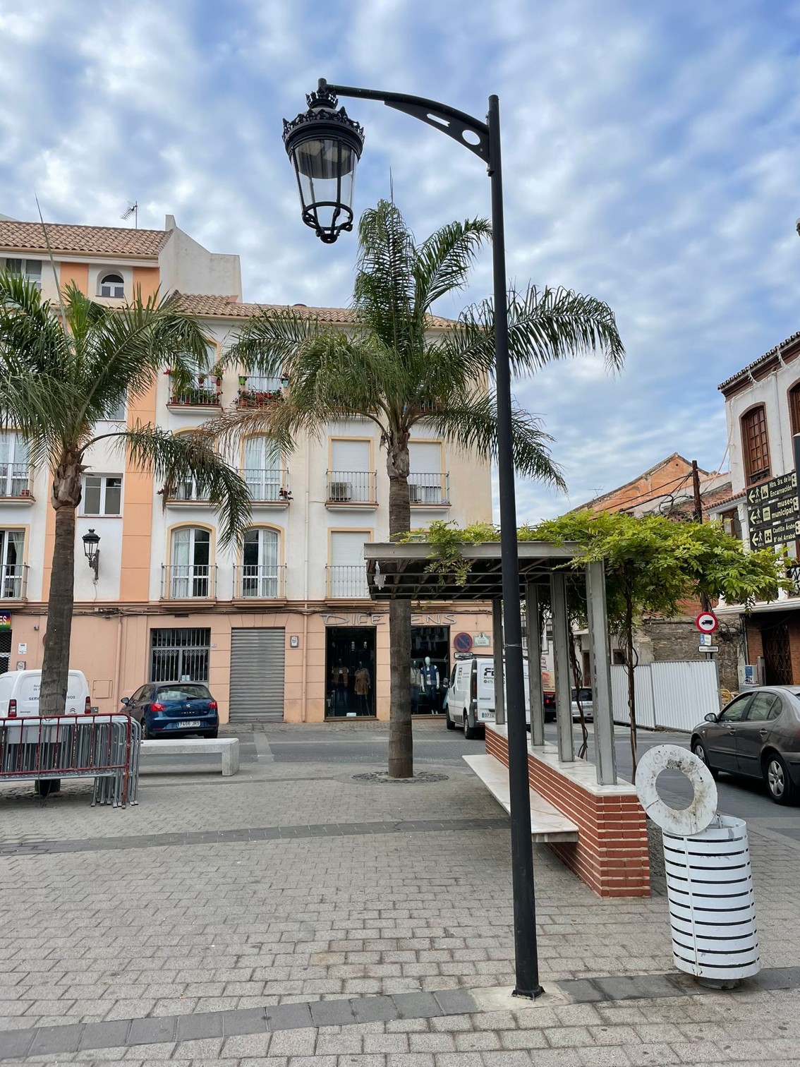 columnas CLD-BV2T instaladas
