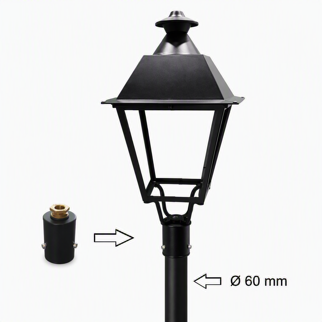 Adaptadores Para Luminarias para iluminación exterior y alumbrado público