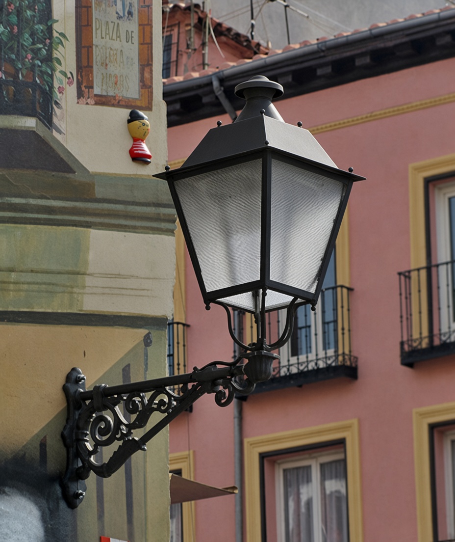 Brazo Fundición Villa Aluminio para iluminación exterior y alumbrado público