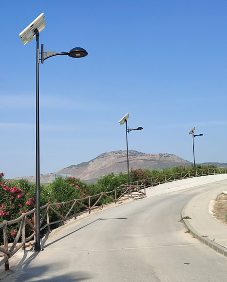 Kit Solar ECA D-32 Led 60W para iluminación exterior y alumbrado público