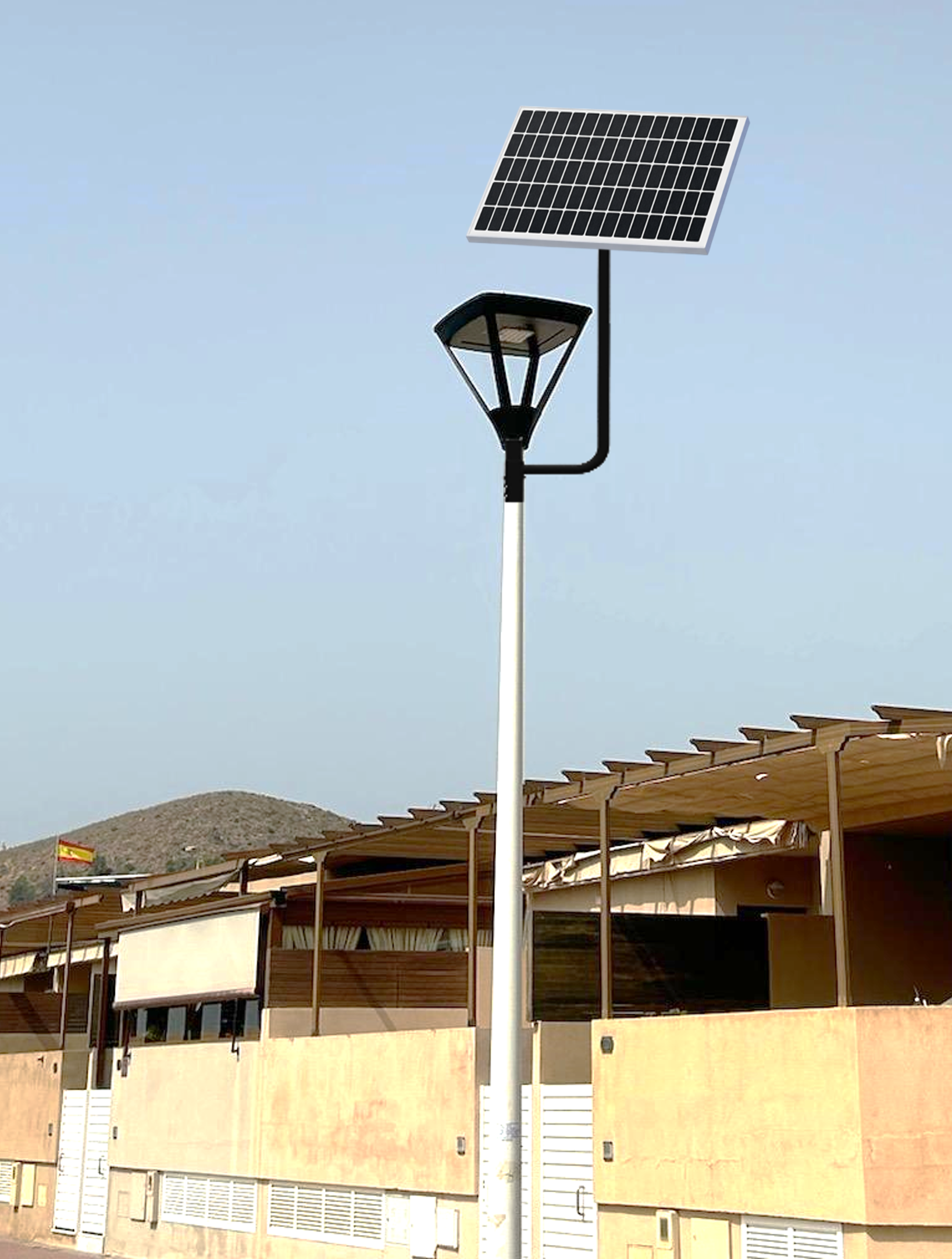 Kit Solar Delta T-70N Led 45W para iluminación exterior y alumbrado público